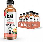 12-Count Bai Iced Tea, Narino Peach, 18 fl oz $15