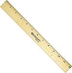 Westcott 12" Wood Ruler, Beveled Edge $0.50