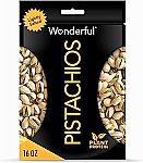 16oz Wonderful Pistachios, In-Shell, Lightly Salted Nuts $4.69