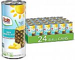 24-Ct 8.4 Oz Dole 100% Pineapple Juice $11