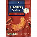 5-Oz Planters Cinnamon & Brown Sugar Cashews $3.03