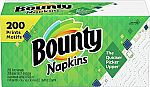 200-Ct Bounty Print/White Quilted Napkins $2.84