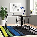 Steelside Avera 47.2" L-Shaped Corner Desk $92 and more