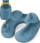 Self-Inflatable Travel Pillow $22