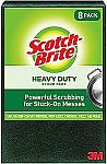8-Ct Scotch-Brite Heavy Duty Large Scour Pads $4.73