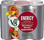 24-Ct 8 Oz V8 +ENERGY Strawberry Banana Energy Drink $13
