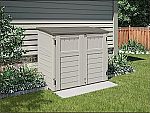 Suncast Horizontal 34 Cubic Feet Plastic Outdoor Storage Shed $164.50