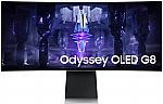 SAMSUNG 34” Odyssey G85SB OLED Ultra WQHD Curved Gaming Monitor LS34BG850SNXZA $617.49