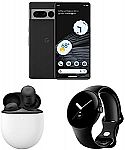 Google Pixel 6a Smartphone  $249, Pixel Watch $249, Google Fi 1-mo Unlimited Plan Kit $13 and more
