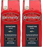 64 Oz Community Coffee Signature Blend Ground Coffee, Dark Roast $14.23