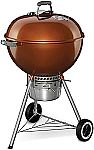 Weber 22-Inch Original Kettle Premium Charcoal Grill $175