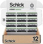 Schick Hydro Sensitive Razor Refills for Men, 12 Count $13