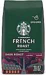 28 oz Starbucks Ground Dark Roast Coffee $13