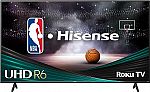 Hisense 65" R6 4K Smart Roku TV $380