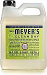 33-Oz Mrs. Meyer's Clean Day Liquid Hand Soap Refill $6
