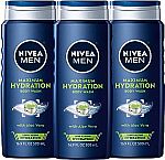 3-Pack 16.9-Oz NIVEA MEN Maximum Hydration Body Wash $8.94