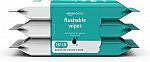 126-Count Amazon Basics Flushable Adult Toilet Wipes $3