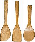 IMUSA USA Cookware Spoon Set 3-Piece, Bamboo $3.72