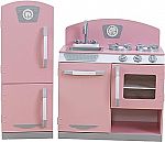 KidKraft Retro Wooden Play Kitchen and Refrigerator $69