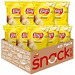 40-ct Lay's Classic Potato Chips 1 oz. Bags $13.47