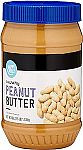 Amazon Brand - Happy Belly Crunchy Peanut Butter, 2.5 Pound $3.60 or less