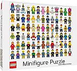 1000-Piece LEGO Minifigure Jigsaw Puzzle $6.95