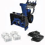 Snow Joe 96V Cordless 24-in Self-Propelled Dual-Stage Snow Blower, 4 x 12.0-Ah Batteries $597