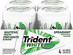 240 Pieces Trident White Spearmint Sugar Free Gum $9.20