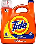 146 fl oz Tide Liquid Laundry Detergent + $3.60 Amazon Credit $15
