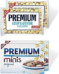 4-packs Premium Saltine Crackers Variety Pack $8