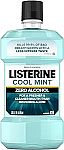 1-Liter Listerine Zero Alcohol Mouthwash (Cool Mint) $3.54