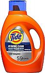 92-Oz Tide Hygienic Clean Heavy 10X Duty Laundry Detergent Liquid Soap $9.32