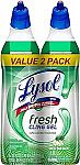 2-Pack 24-Oz Lysol Toilet Bowl Cleaner Gel $3.44