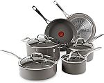 10-Piece T-fal Ceramic Nonstick Cookware Set $150