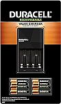 Duracell Ion Speed 1000 Battery Charger + 6 AA & 2 AAA Pre-Charged Rechargeable Batteries $18.47 and more