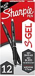 12-Count 0.7mm Medium Point Sharpie S-Gel Pens $5.65