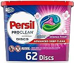 62-Count Persil Discs HE Laundry Detergent Soap Pacs (Fresh) $14.61