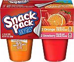 4 Count 3.25-Oz Juicy Gels Snack Cups $1
