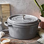 Staub Cast Iron Non-Stick Cast Iron Round Dutch Oven $175