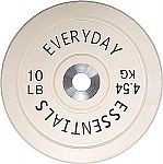 10 lb BalanceFrom Color Coded Olympic Bumper Plate Weight Plate with Steel Hubq $10