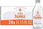 24 Count Acqua Panna Natural Spring Water, 11.15 FL OZ Bottles $11.86