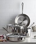 7-piece All-Clad D3 Stainless Steel Cookware Set $299.99