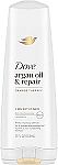12 oz Dove Conditioner Argan Oil & Damage Repair $1.80 and more