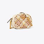 Tory Burch Small Kira Woven Leather Camera Bag $187 and more