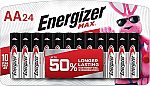 24 Count Energizer AA Batteries Double A Max Alkaline Battery $9.61
