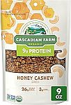 9-Oz Cascadian Farm Organic Honey Cashew Granola $3