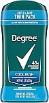 2-Pack Degree Men Original Protection Antiperspirant Deodorant (Cool Rush) $3