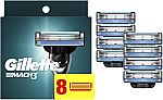 8 Count Gillette Mach3 Men's Razor Blade Refills $13.64
