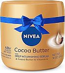 16 Ounce NIVEA Cocoa Butter Body Cream with Deep Nourishing Serum $5