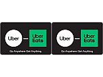 2-Ct Uber $100 Gift Card (Email Delivery) $173